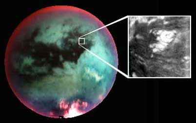 Titan Volcano Methane Hydrate