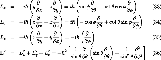 演算 子 関係 角 運動量 交換